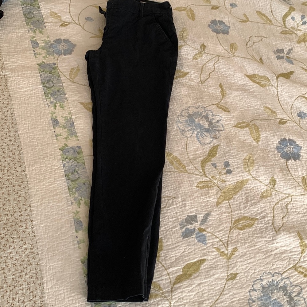 Black khaki pants